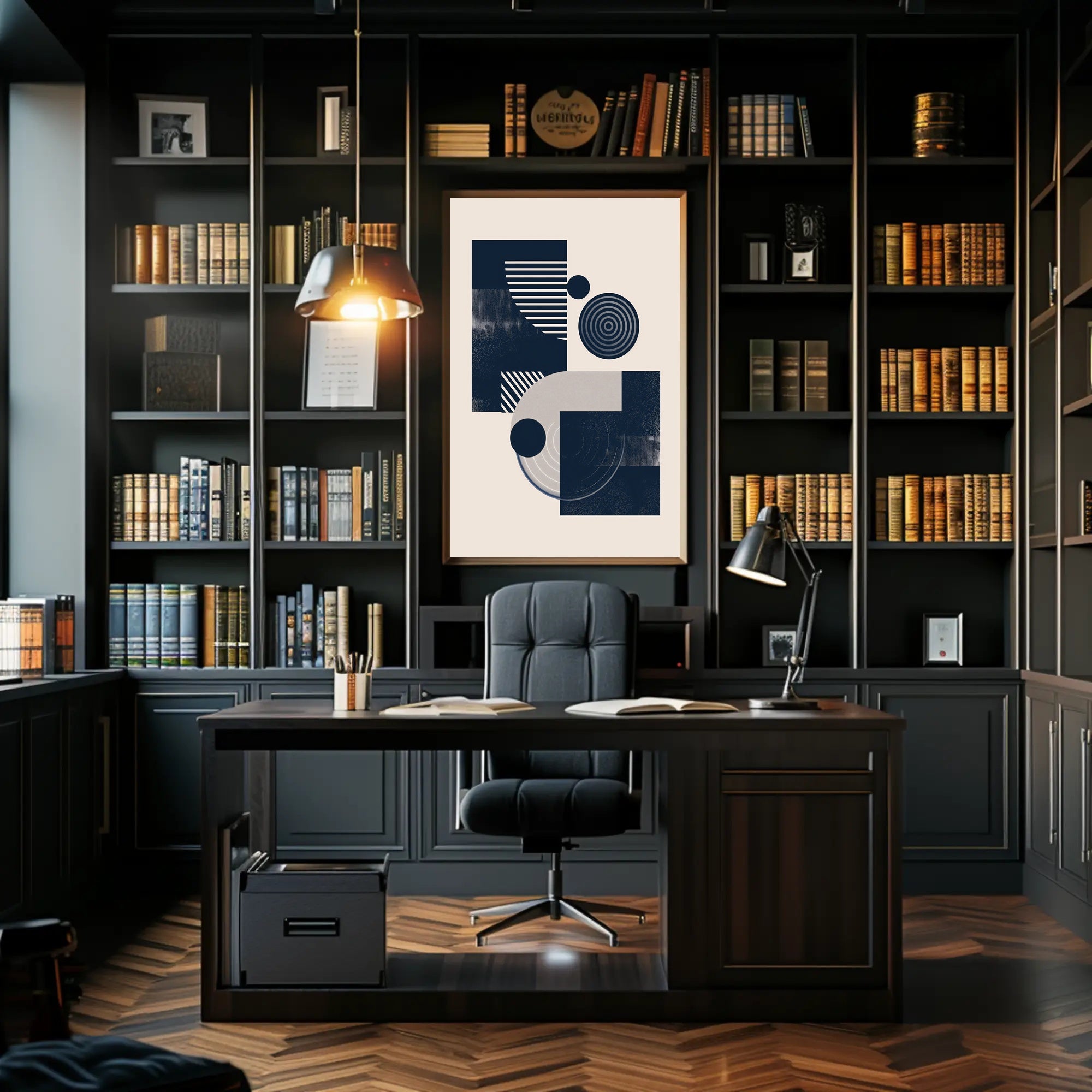 Modern Geometric Art: Abstract or Artistic Poster PosterGoat