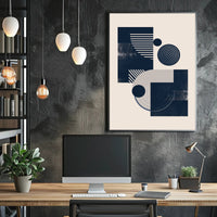 Modern Geometric Art: Abstract or Artistic Poster PosterGoat