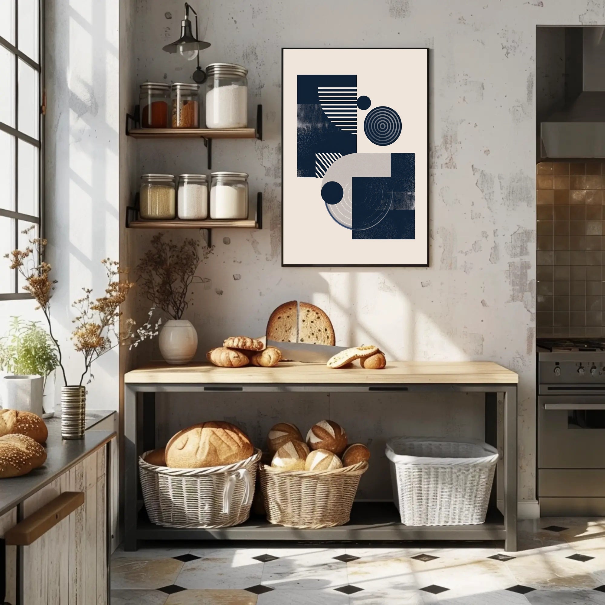 Modern Geometric Art: Abstract or Artistic Poster PosterGoat