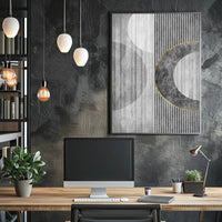 Modern Geometric Elegance: Abstract or Artistic Poster PosterGoat