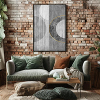 Modern Geometric Elegance: Abstract or Artistic Poster PosterGoat