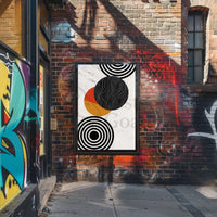 Modern Geometric Harmony Abstract, Artistic, or Pop Culture Poster PosterGoat