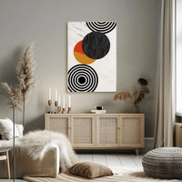 Modern Geometric Harmony Abstract, Artistic, or Pop Culture Poster PosterGoat