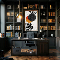 Modern Geometric Harmony Abstract, Artistic, or Pop Culture Poster PosterGoat