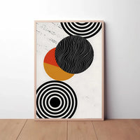 Modern Geometric Harmony Abstract, Artistic, or Pop Culture Poster PosterGoat