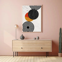 Modern Geometric Harmony Abstract, Artistic, or Pop Culture Poster PosterGoat
