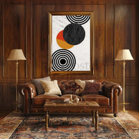 Modern Geometric Harmony Abstract, Artistic, or Pop Culture Poster PosterGoat