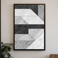 Modern Geometric Pattern: Minimalist Abstract Artistic Poster PosterGoat