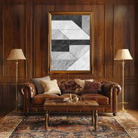 Modern Geometric Pattern: Minimalist Abstract Artistic Poster PosterGoat