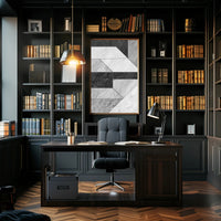 Modern Geometric Pattern: Minimalist Abstract Artistic Poster PosterGoat