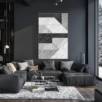 Modern Geometric Pattern: Minimalist Abstract Artistic Poster PosterGoat