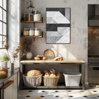 Modern Geometric Pattern: Minimalist Abstract Artistic Poster PosterGoat