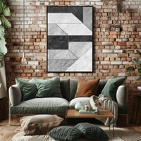 Modern Geometric Pattern: Minimalist Abstract Artistic Poster PosterGoat