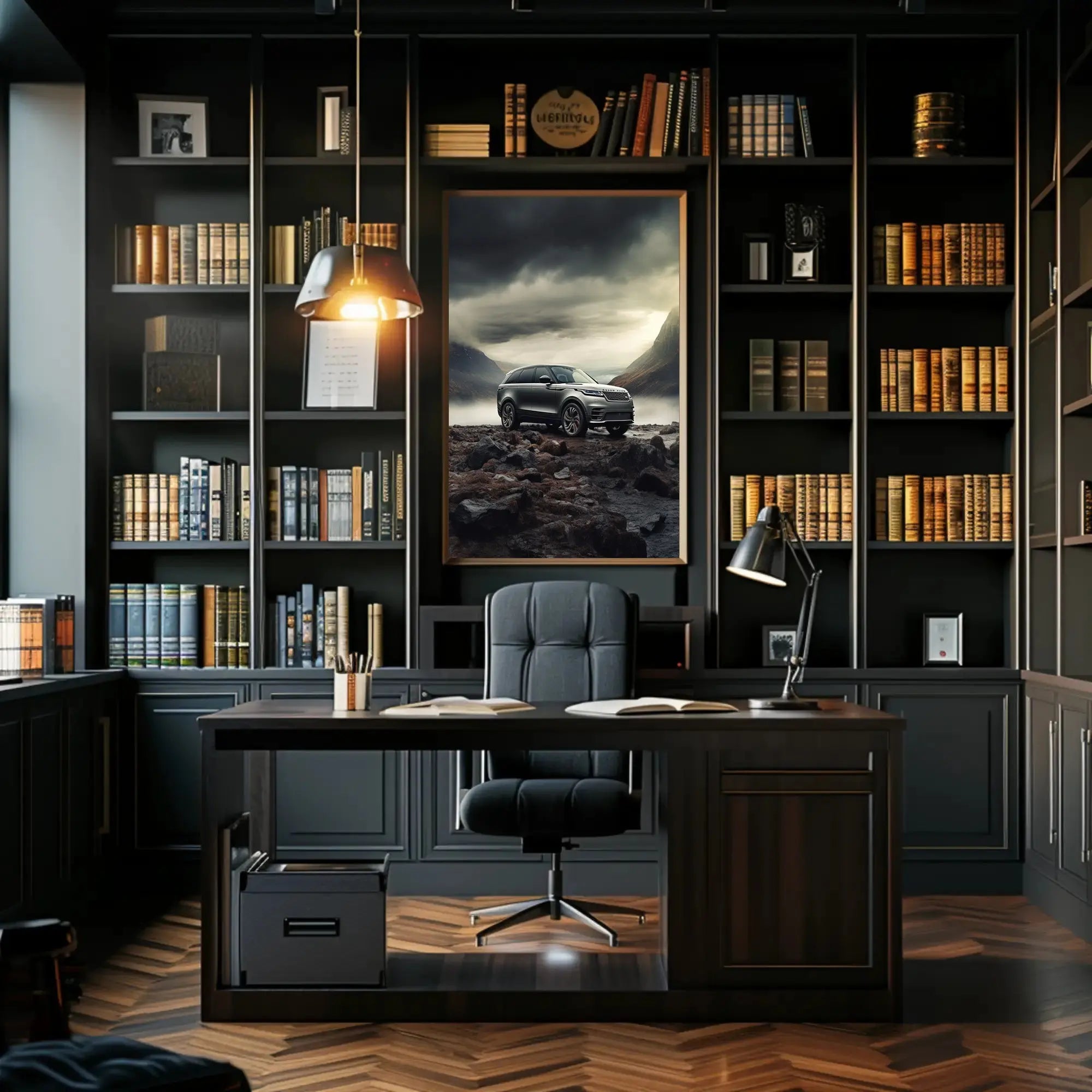 Modern SUV Adventure Awaits Travel Poster PosterGoat