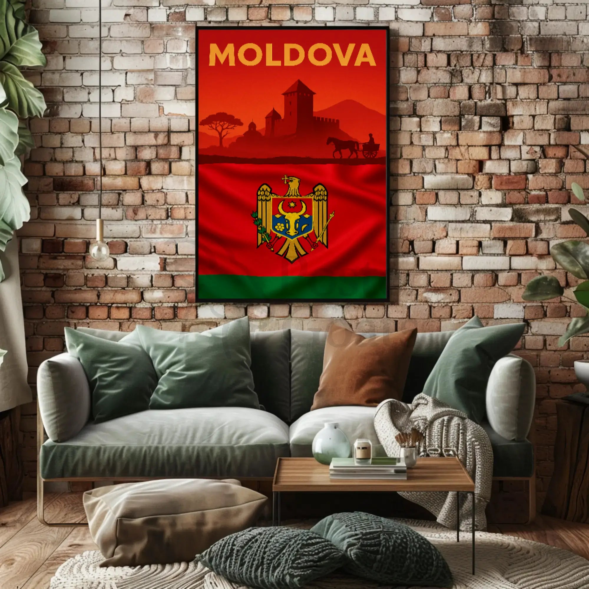 Moldovan Heritage Pride Scenic Cultural or Heritage Poster PosterGoat