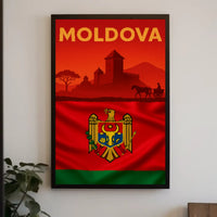 Moldovan Heritage Pride Scenic Cultural or Heritage Poster PosterGoat