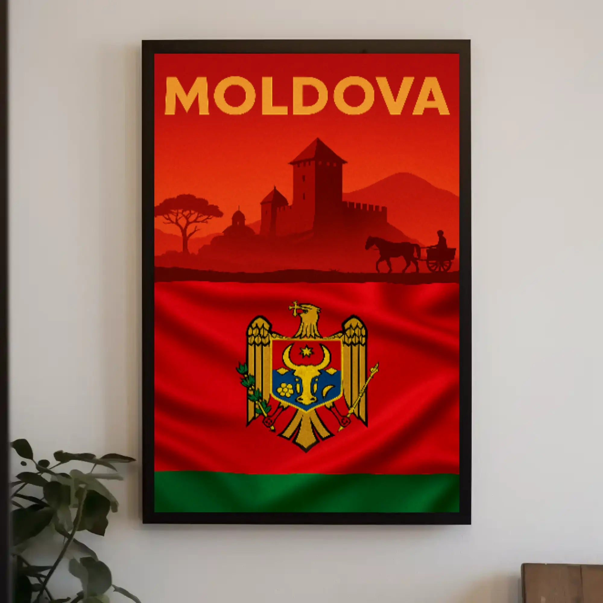 Moldovan Heritage Pride Scenic Cultural or Heritage Poster PosterGoat