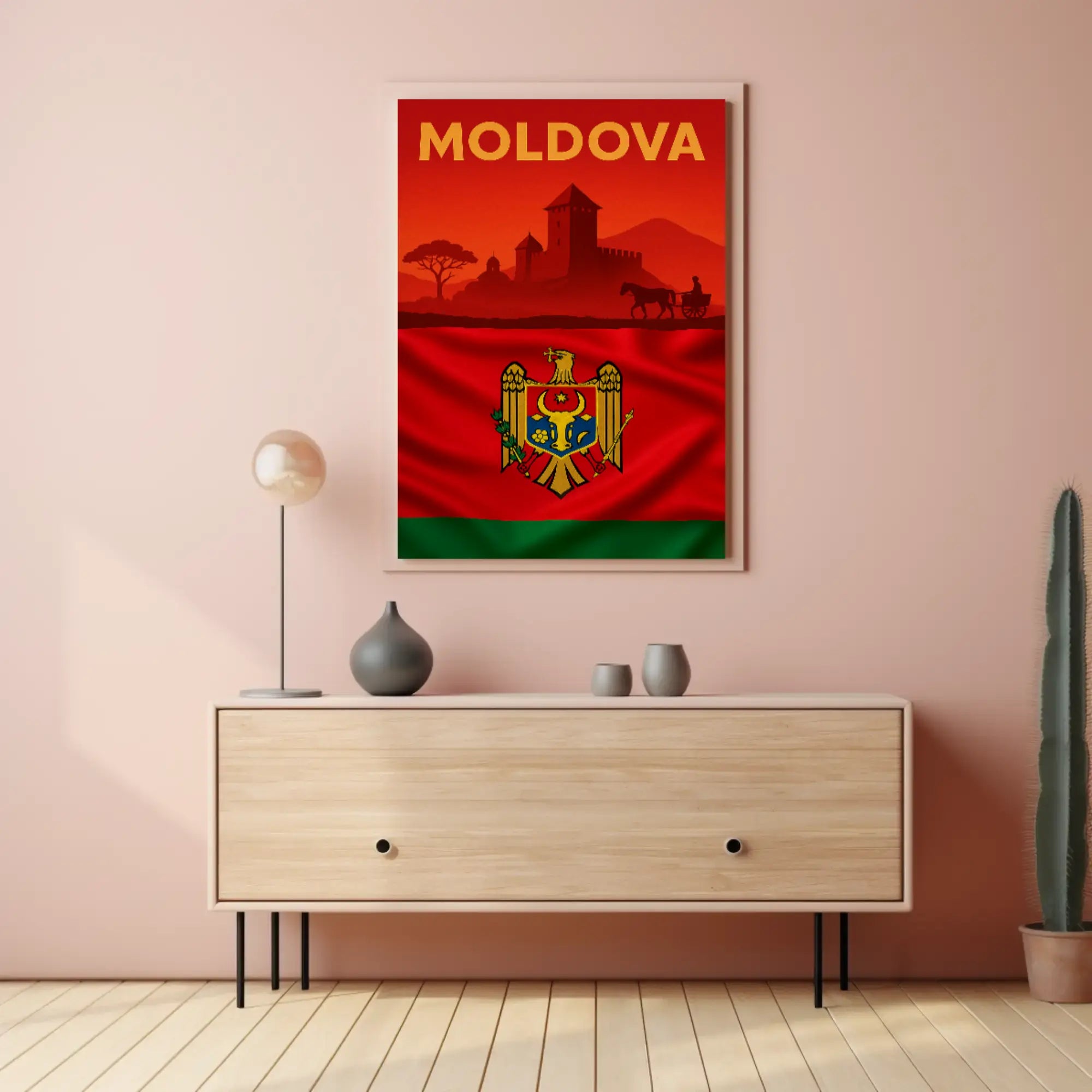 Moldovan Heritage Pride Scenic Cultural or Heritage Poster PosterGoat