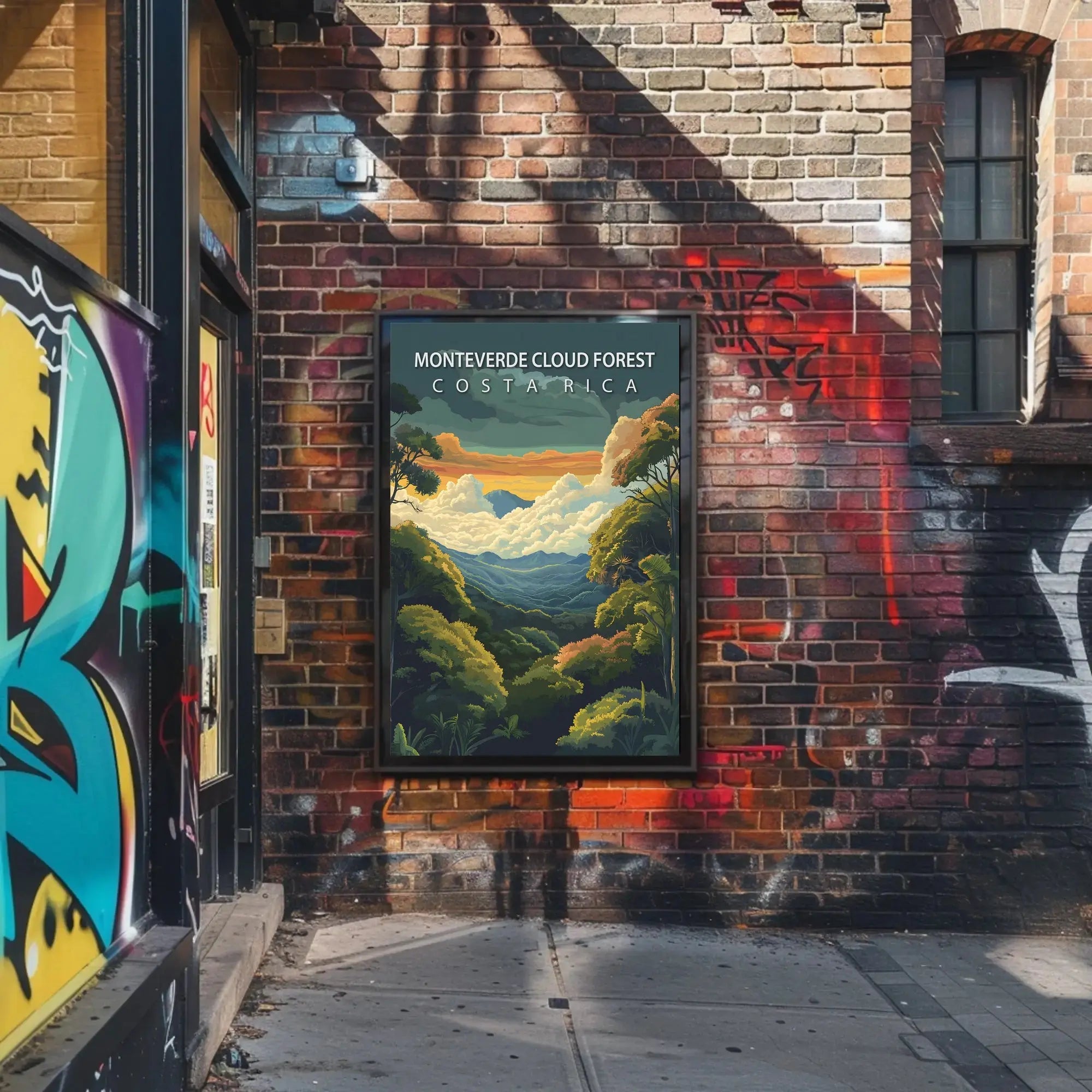 Monteverde Cloud Forest Costa Rica Travel Poster PosterGoat