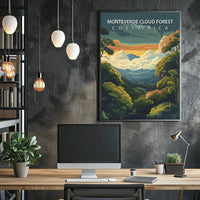 Monteverde Cloud Forest Costa Rica Travel Poster PosterGoat