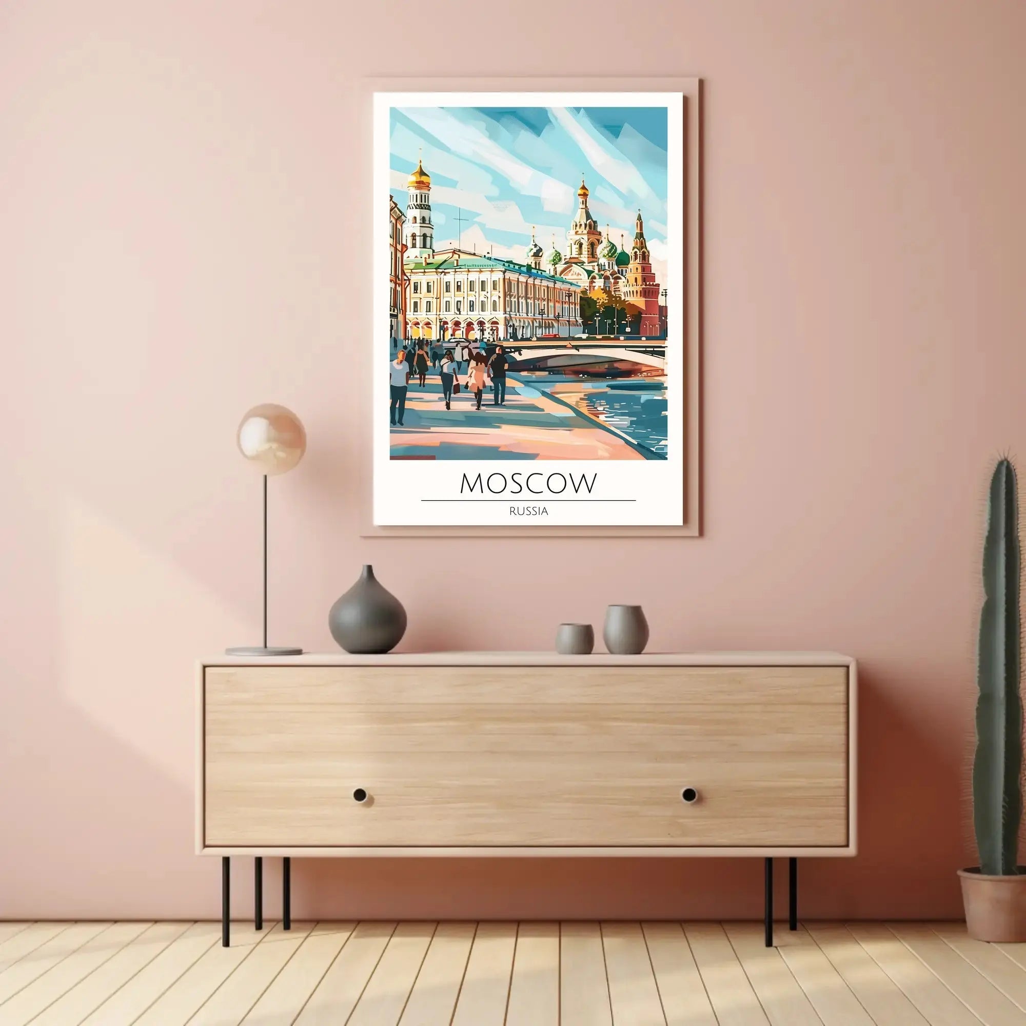 Moscow Architecture Urban Landscape Travel Poster PosterGoat