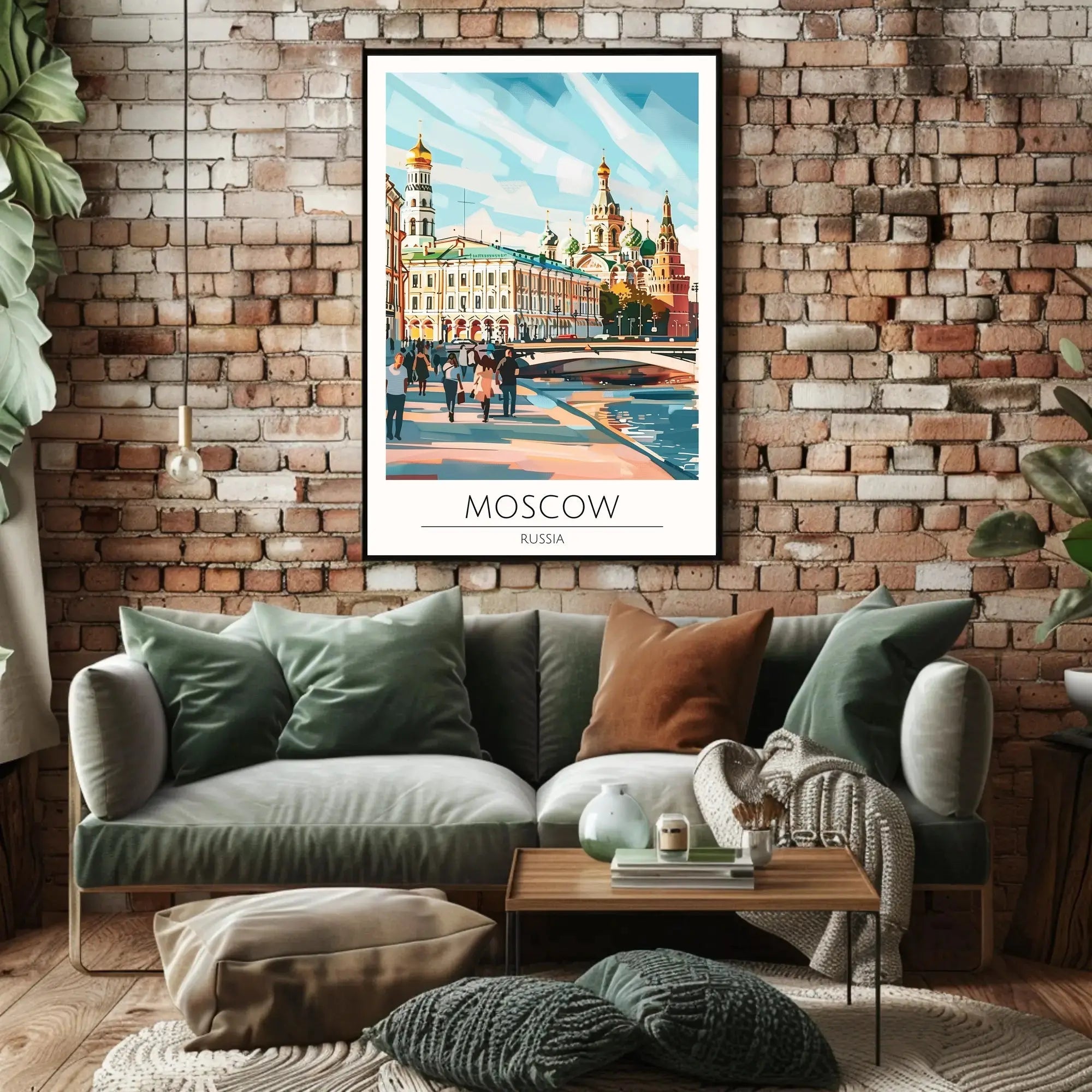 Moscow Architecture Urban Landscape Travel Poster PosterGoat