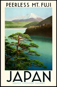 Mount Fuji Vintage Travel Poster PosterGoat