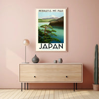 Mount Fuji Vintage Travel Poster PosterGoat