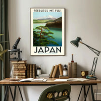 Mount Fuji Vintage Travel Poster PosterGoat