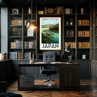 Mount Fuji Vintage Travel Poster PosterGoat