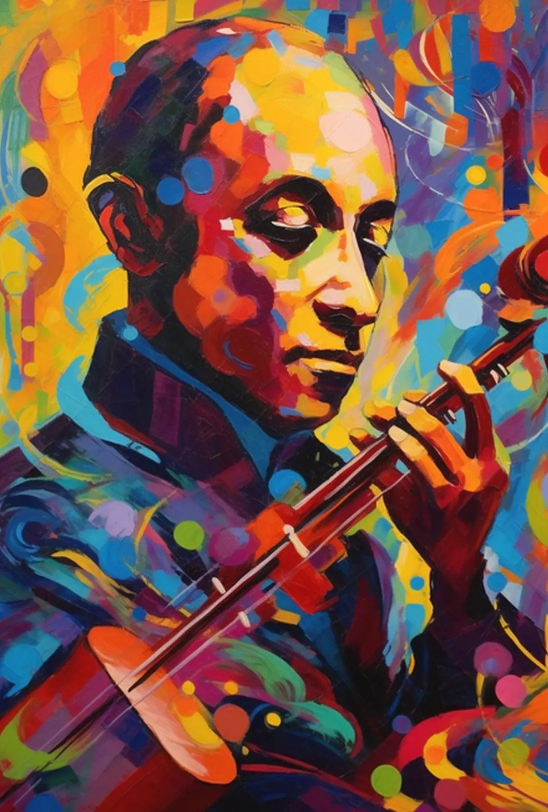 Musical Symphony Expression Abstract, Artistic, or Pop Culture Poster PosterGoat