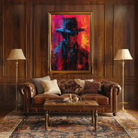 Mysterious Detective Cinematic Art Noir Artistic Poster PosterGoat