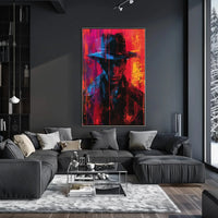 Mysterious Detective Cinematic Art Noir Artistic Poster PosterGoat