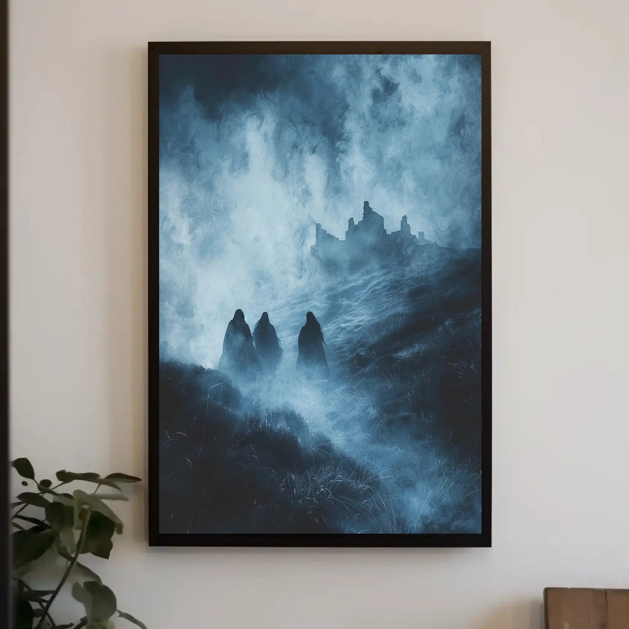 Mysterious Medieval Journey to Ancient Ruins Art Poster PosterGoat