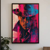 Mystery Noir Detective Themed Artistic Pop Culture Poster PosterGoat