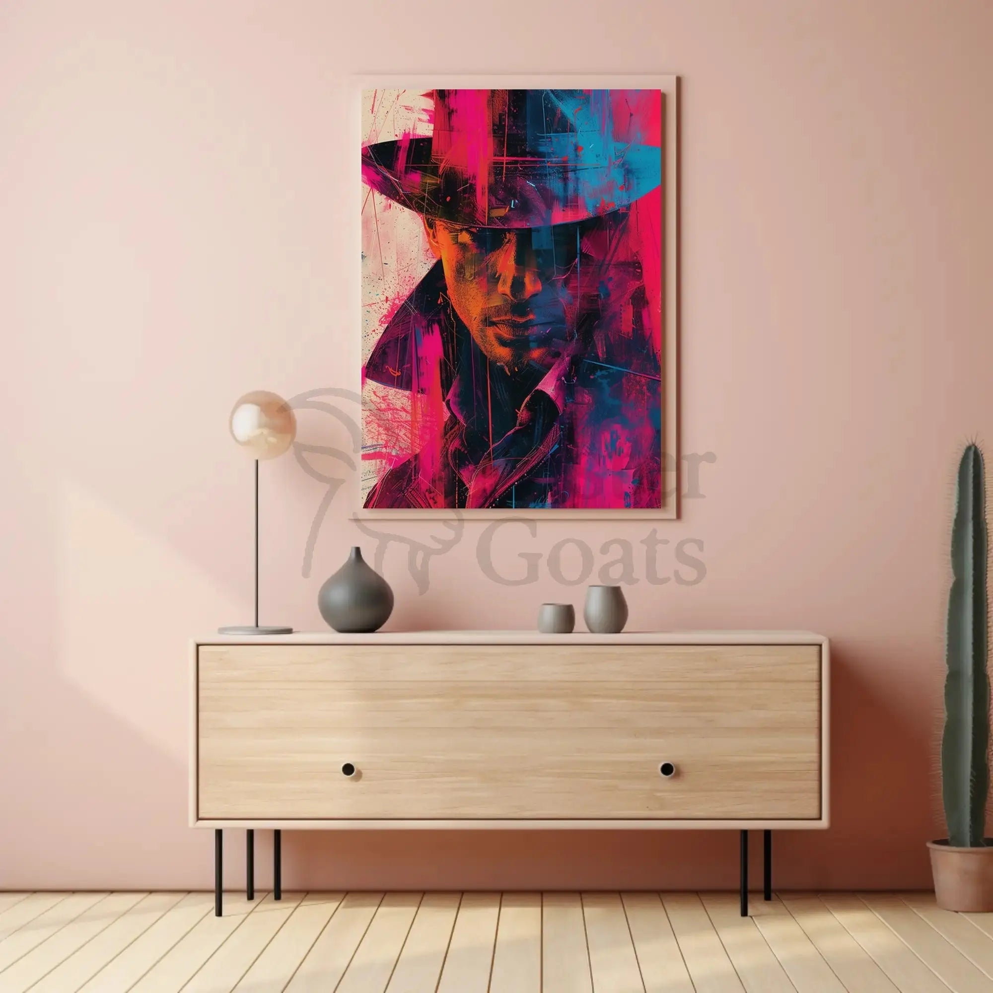 Mystery Noir Detective Themed Artistic Pop Culture Poster PosterGoat