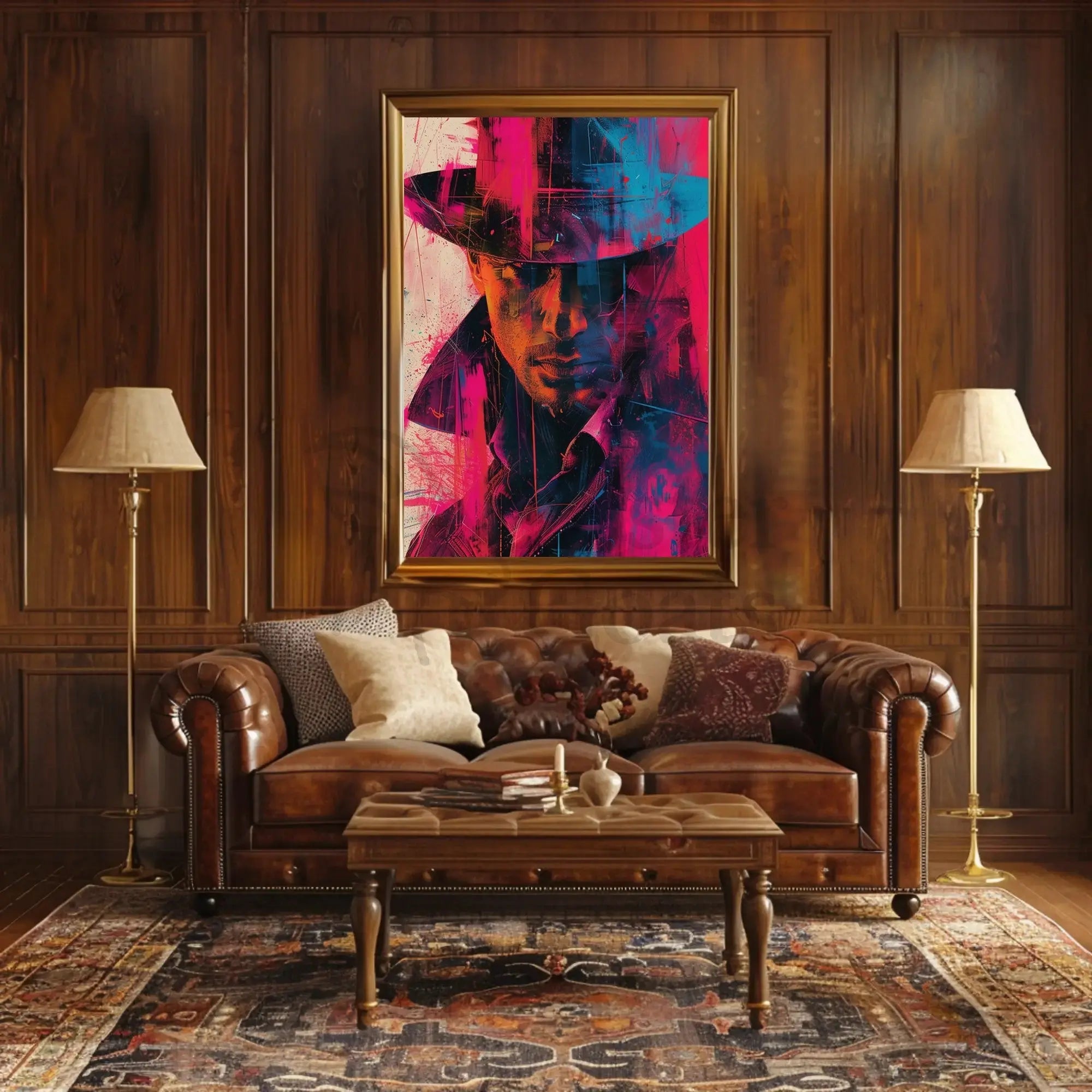 Mystery Noir Detective Themed Artistic Pop Culture Poster PosterGoat