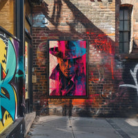 Mystery Noir Detective Themed Artistic Pop Culture Poster PosterGoat