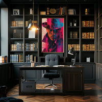 Mystery Noir Detective Themed Artistic Pop Culture Poster PosterGoat