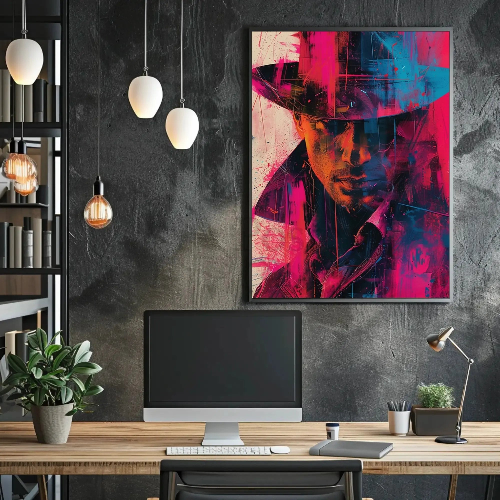 Mystery Noir Detective Themed Artistic Pop Culture Poster PosterGoat