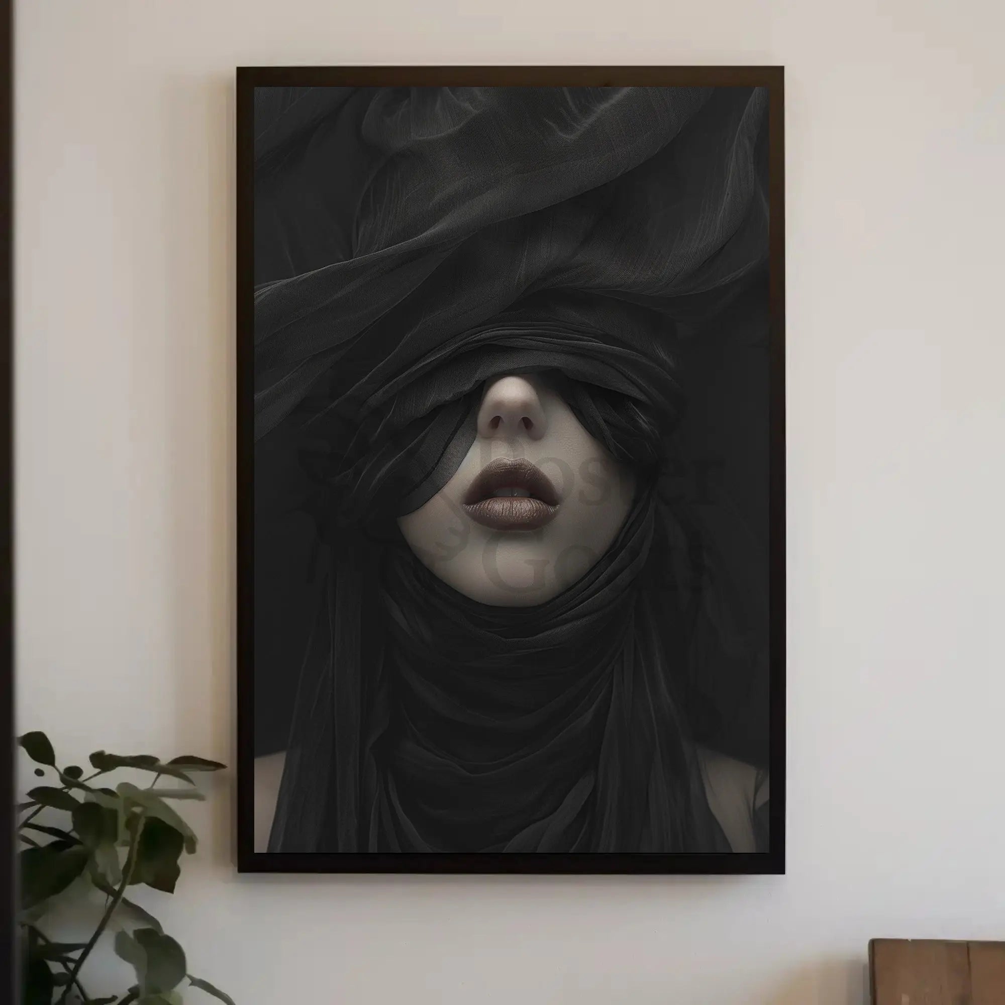Mystery and Intrigue Fashion Abstract, Artistic, or Pop Culture Poster PosterGoat