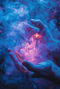 Mystic Flame Surrealism Abstract, Artistic, or Pop Culture Poster PosterGoat