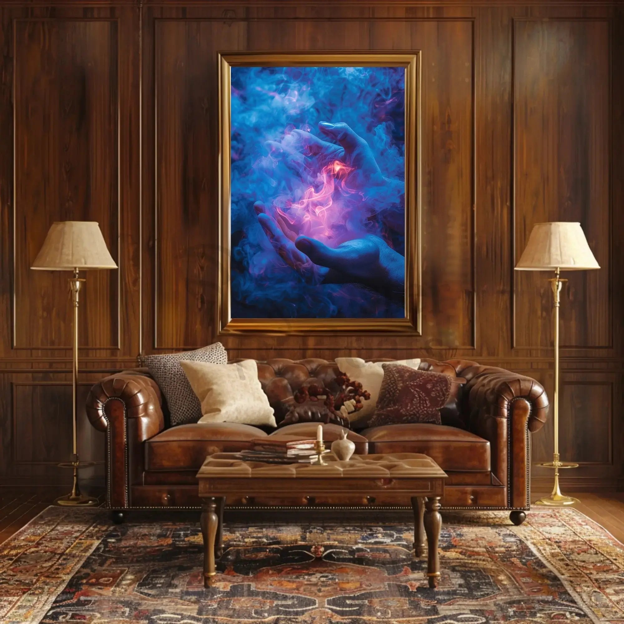 Mystic Flame Surrealism Abstract, Artistic, or Pop Culture Poster PosterGoat