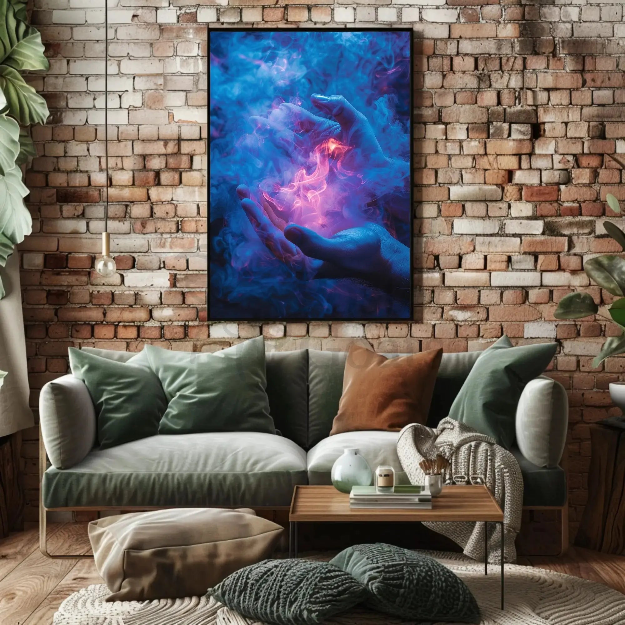 Mystic Flame Surrealism Abstract, Artistic, or Pop Culture Poster PosterGoat