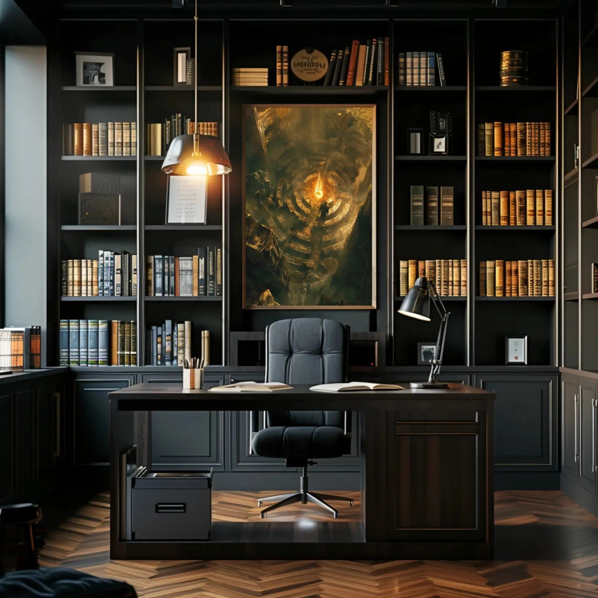 Mystical Adventure Fantasy Art Poster - Abstract, Artistic, or Pop Culture Poster PosterGoat