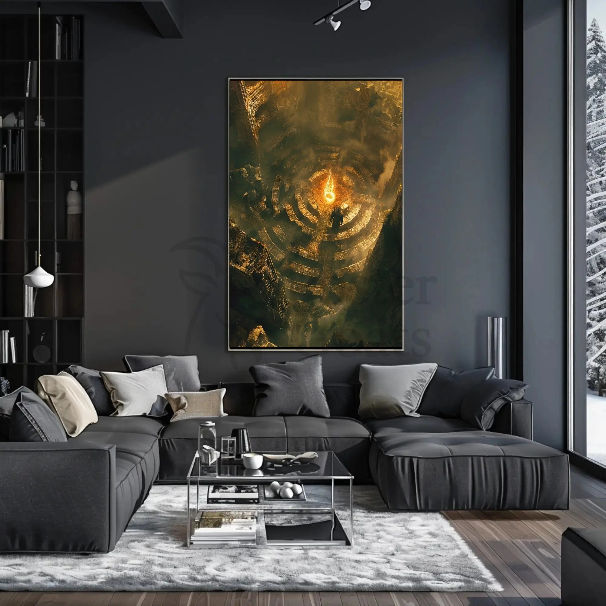 Mystical Adventure Fantasy Art Poster - Abstract, Artistic, or Pop Culture Poster PosterGoat