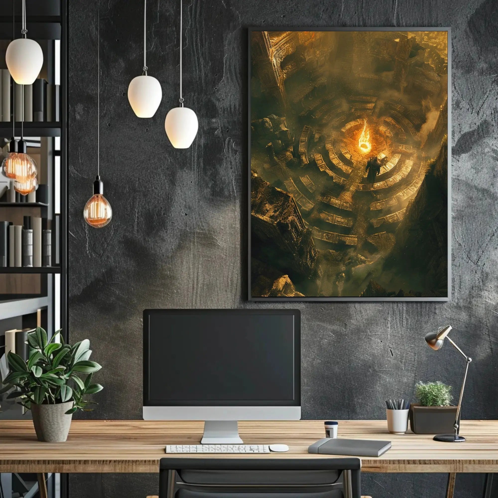 Mystical Adventure Fantasy Art Poster - Abstract, Artistic, or Pop Culture Poster PosterGoat