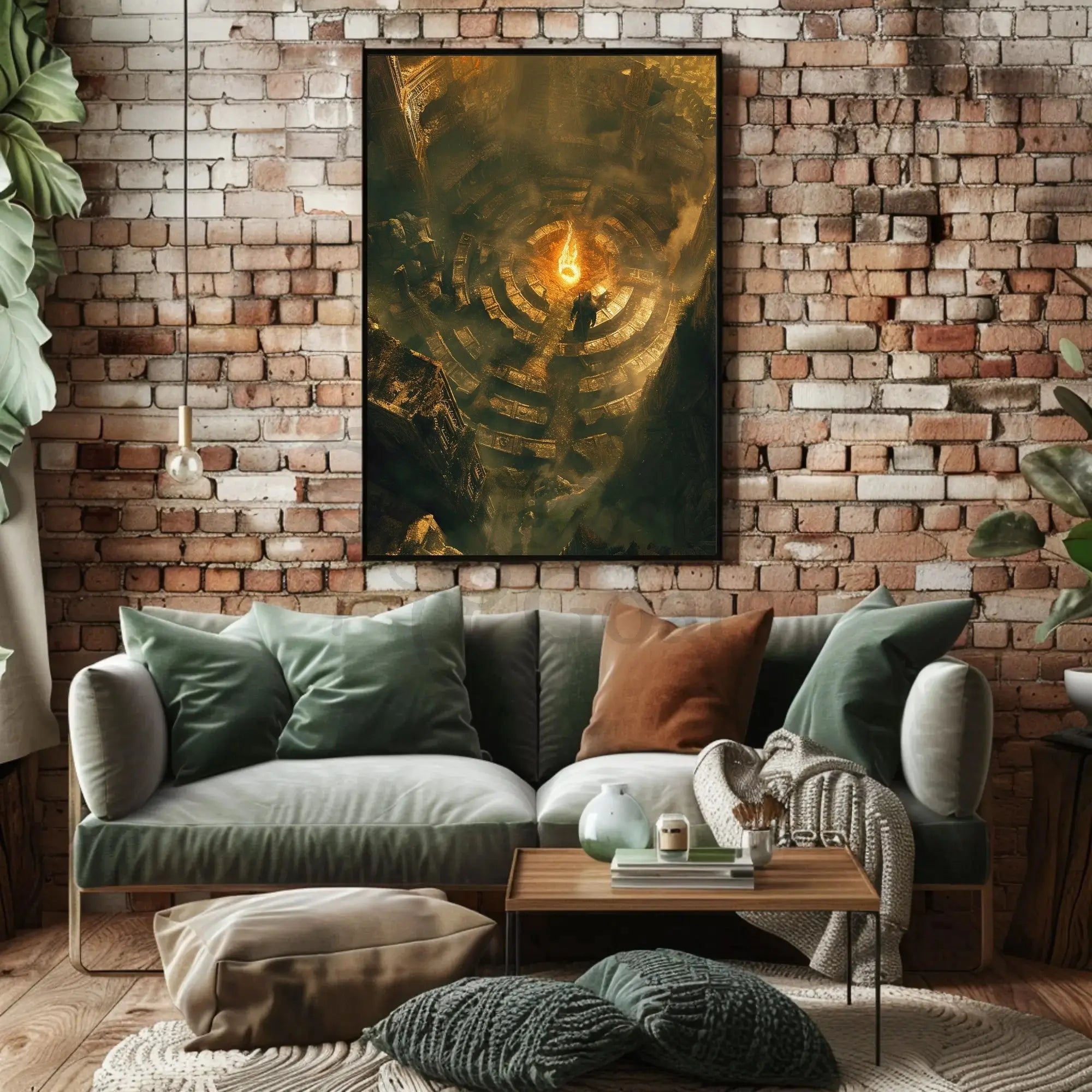 Mystical Adventure Fantasy Art Poster - Abstract, Artistic, or Pop Culture Poster PosterGoat