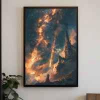 Mystical Cosmic Adventure Surrealism Futuristic Sci-Fi Poster PosterGoat