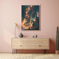 Mystical Cosmic Adventure Surrealism Futuristic Sci-Fi Poster PosterGoat